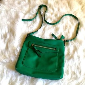 2/$15 green crossbody bag